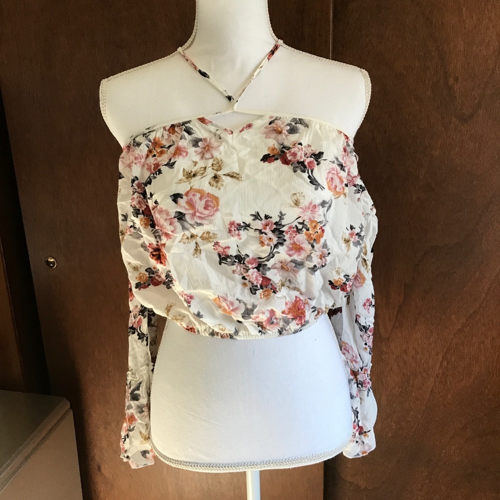 Off the shoulder Floral top